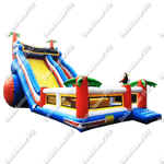 Надувной батут-горка "Супер-волна" 12*5*8 м