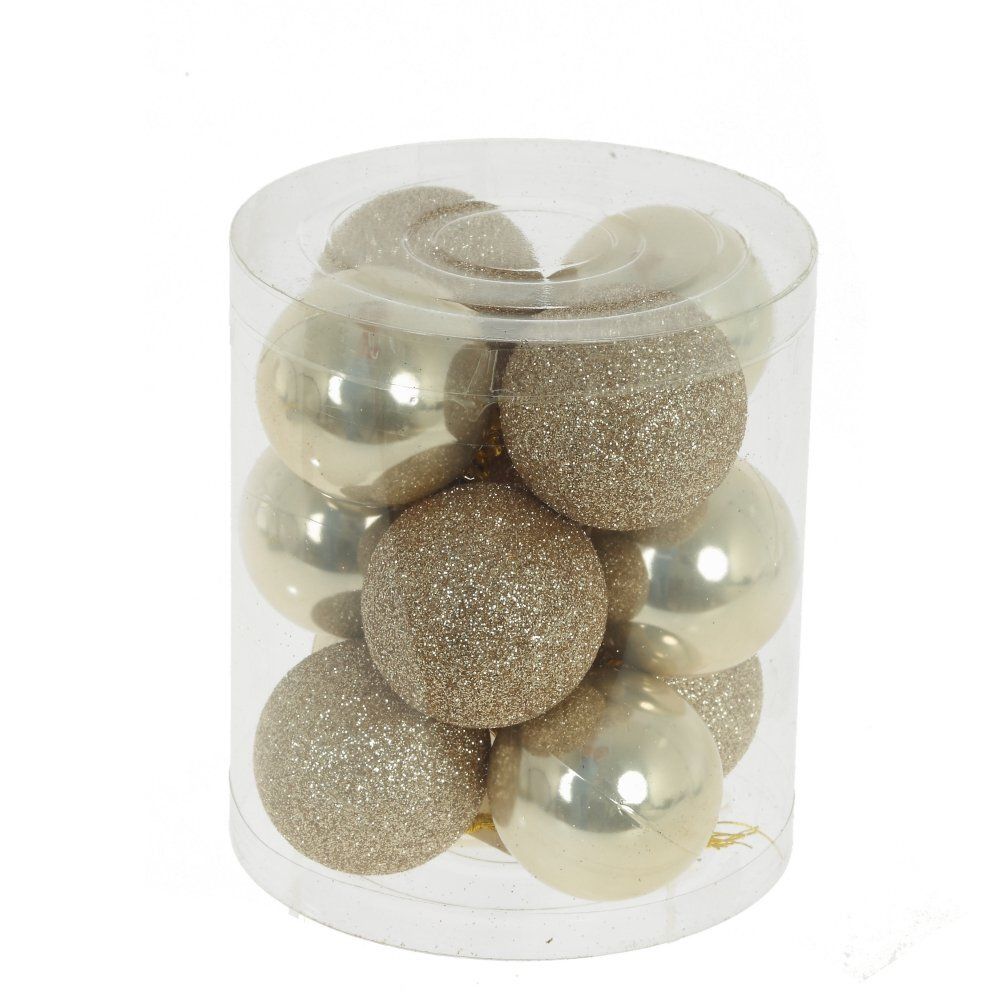 GAEM Набор из 12шт Украшение новогоднее "Шар", D 4 см, L9,5 W9,5 H10,5 см