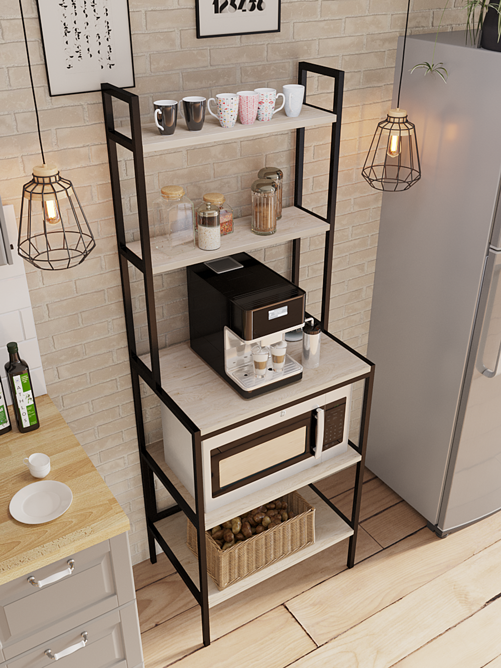 Стеллаж для ванной и стиральной машины