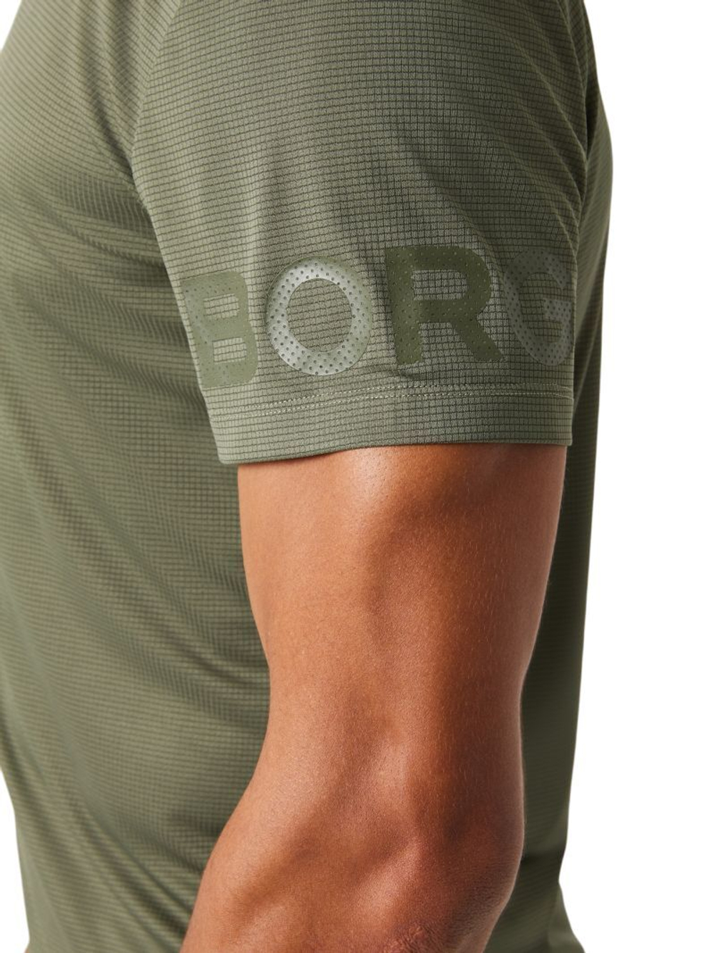 Мужская теннисная футболка Björn Borg Light - dusty olive