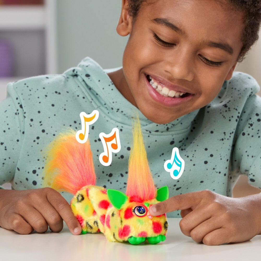 Hasbro Furby DJ Furblets - Растягивающийся интерактивный талисман Пеппа-Оу-Рони G1784