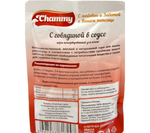 КОРМ КОНСЕРВИРОВАННЫЙ Д/КОШЕК CHAMMY С ГОВЯДИНОЙ В СОУСЕ 100 ГР