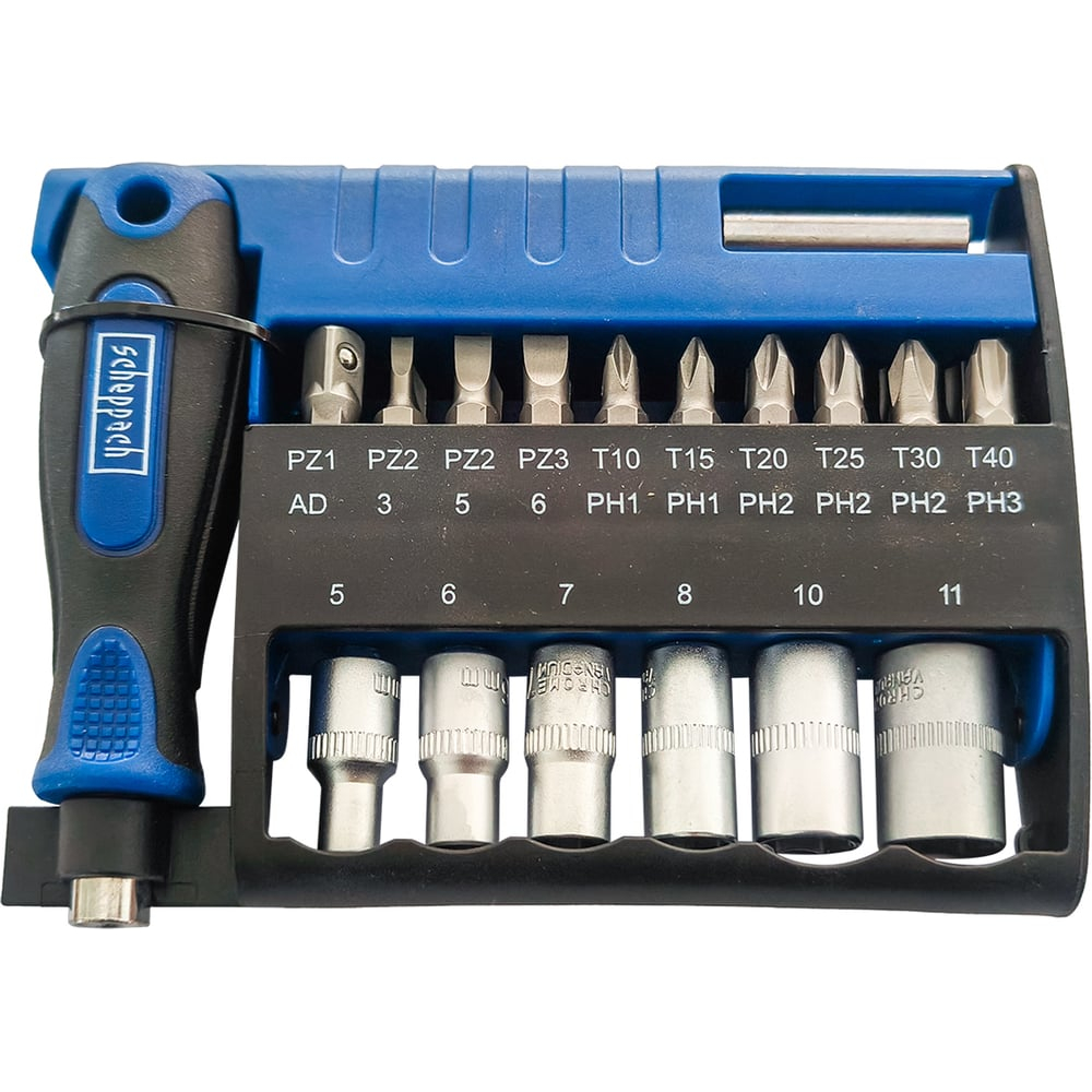 Набор инструментов Scheppach 28 предметов, 1/4 Sch-HW-S21(63752)