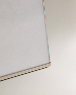 Zara Home Фоторамка из стекла, цвет серебристый, 15.5 см