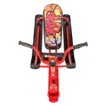 Снегокат "Ника-джамп" с граффити на красном