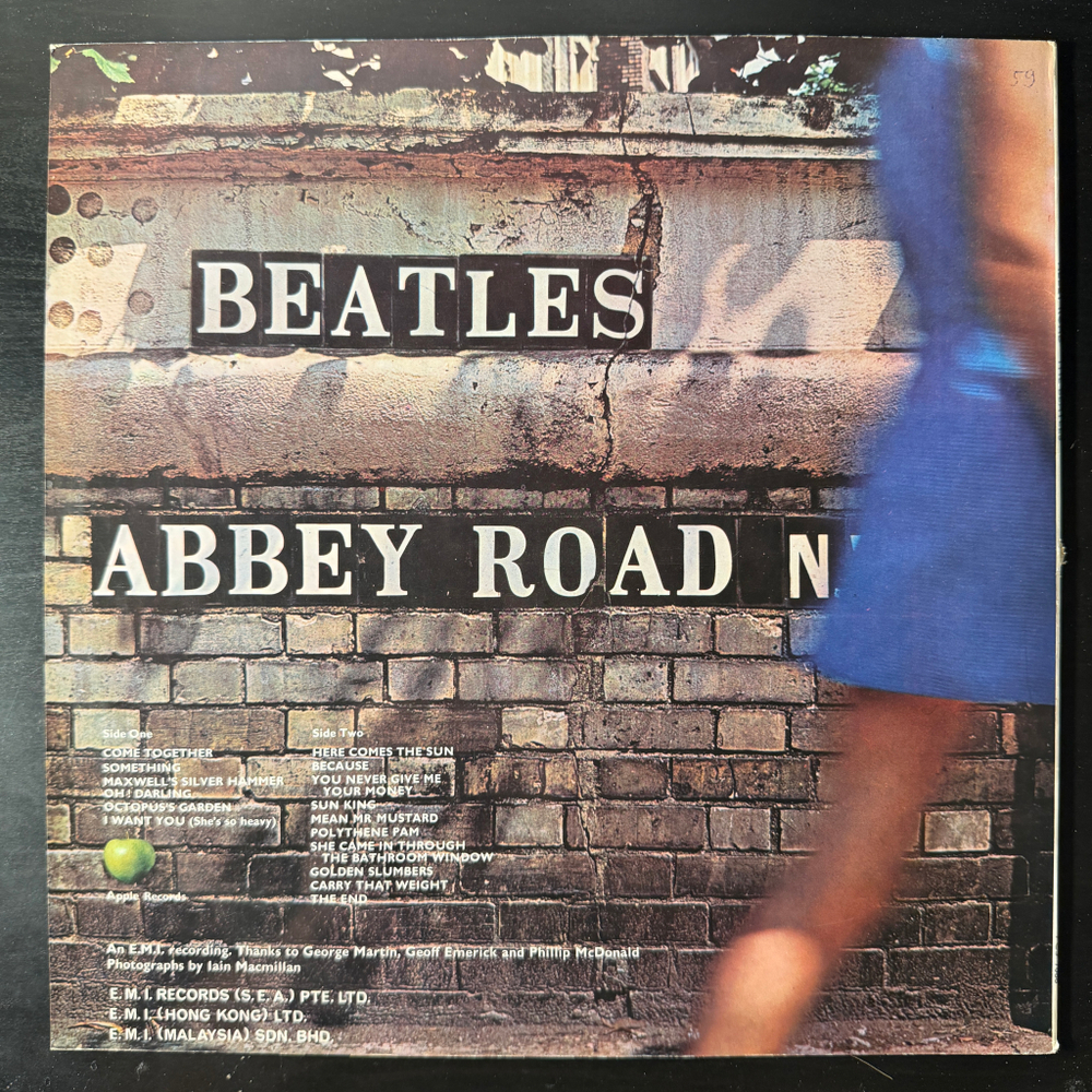 The Beatles ‎– Abbey Road (Малайзия 1969г.)