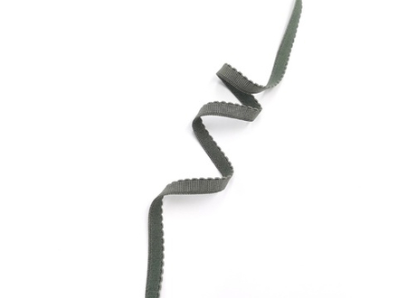 Отделочная резинка с фестонами, 8 мм, темная тень, Турция, (Арт: OTR605/8-758), м