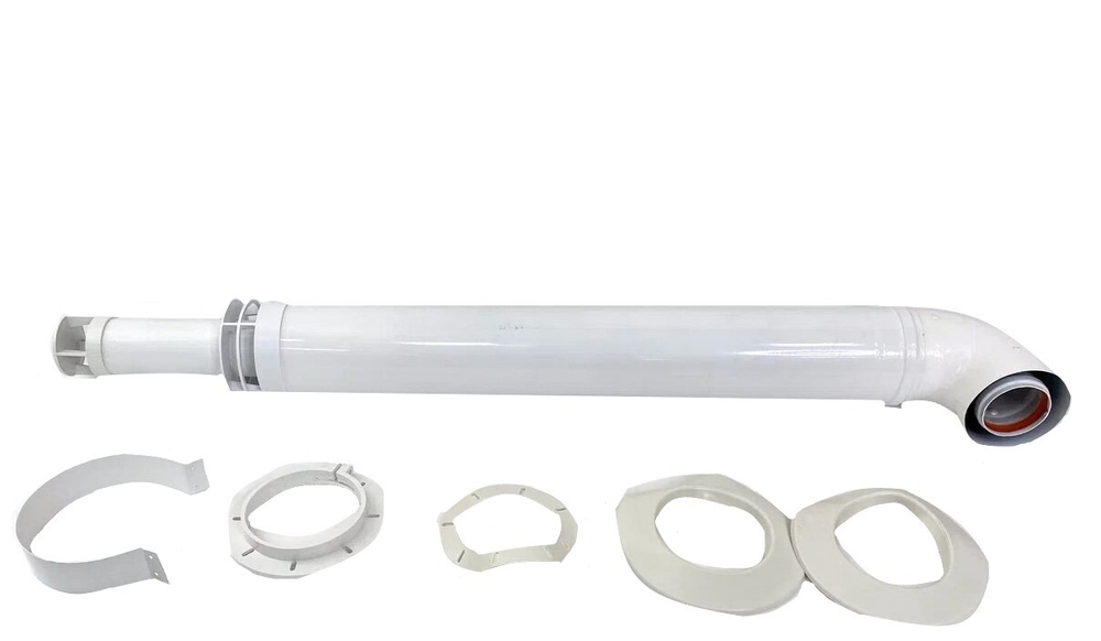 Комплект коаксиального дымохода 60/100 САРМАТ АНТИЛЕД Универс. (кроме immergas,navien Deluxe 75/100)