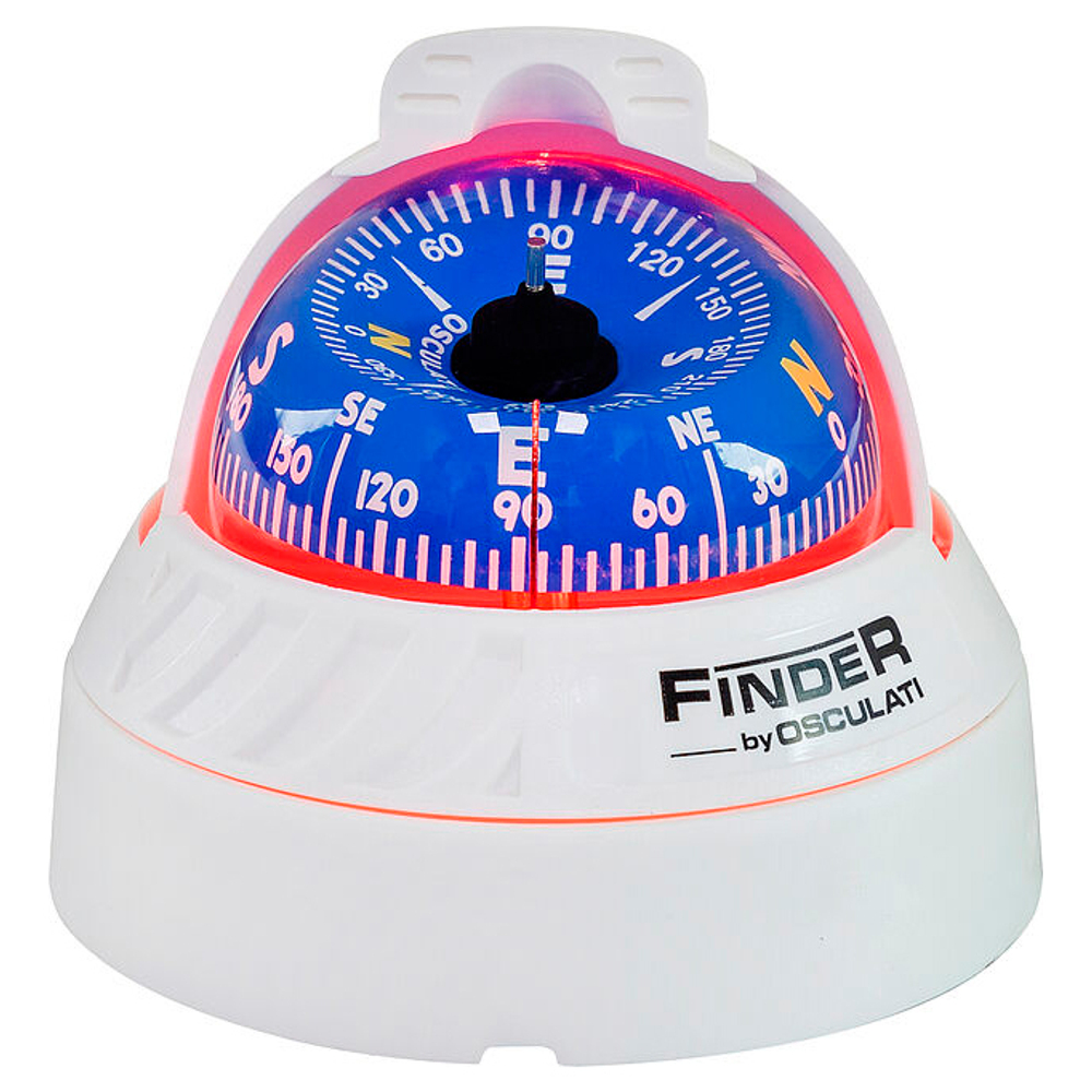 Компас FINDER 2" 5/8 (67 мм), накладной, белый