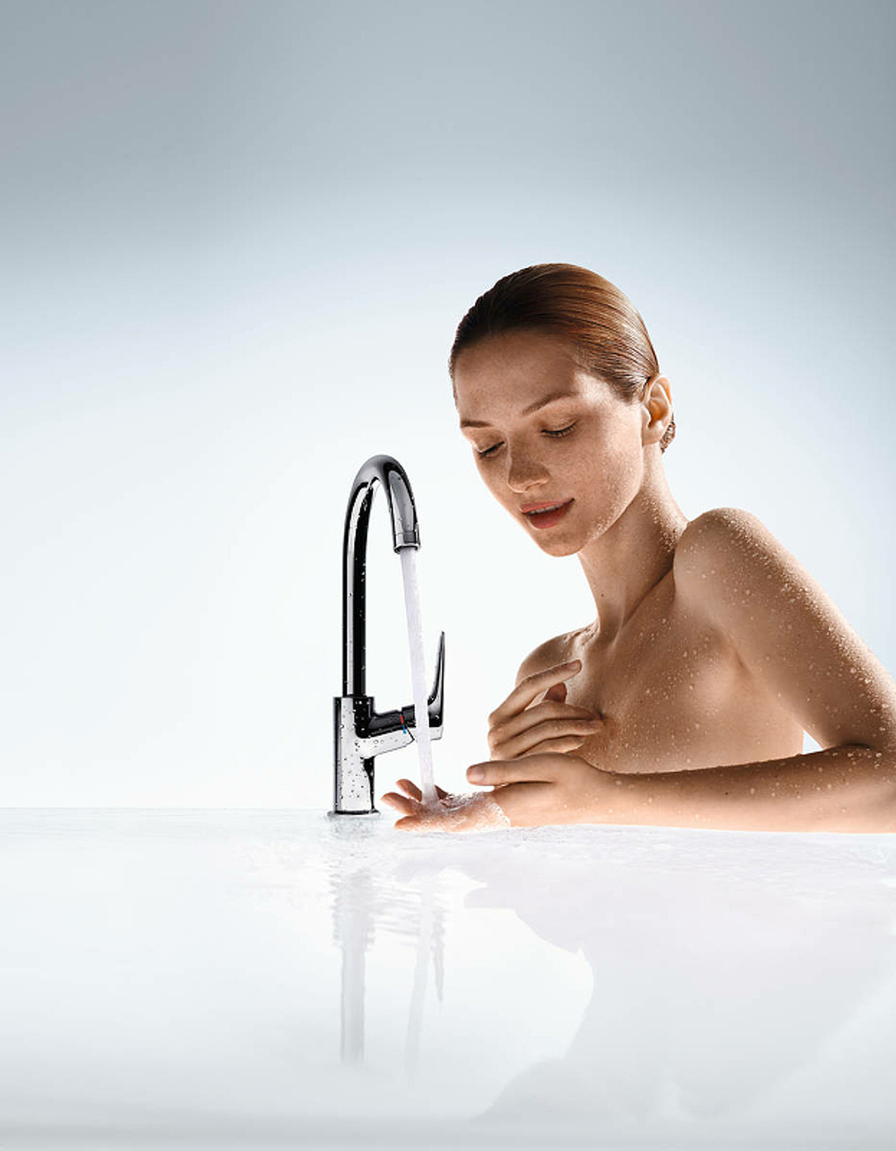 Смеситель для раковины Hansgrohe Logis 71130000 хром