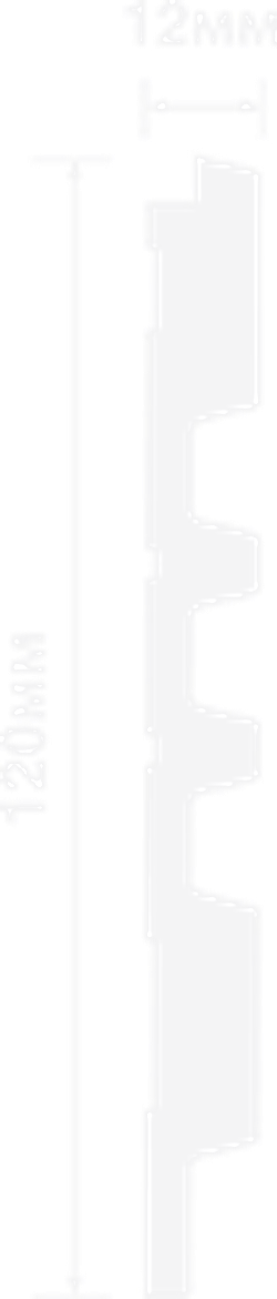 Стеновая панель HiWood декорированная, 270x12 см