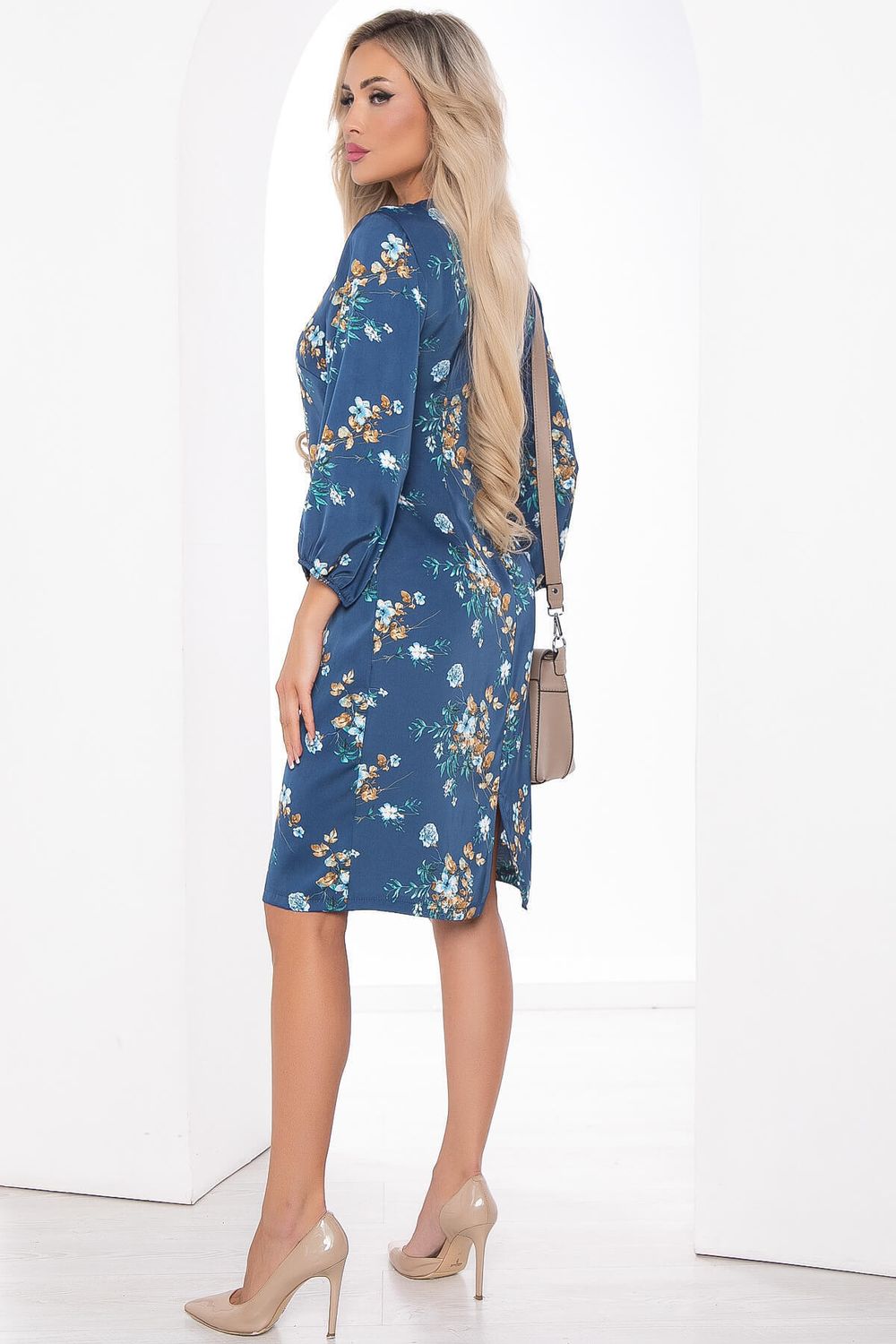 Платье "Твоя история" (синее) П8453 LT Collection (Акция)