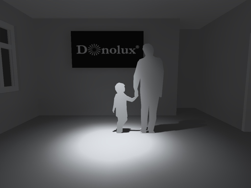 Светодиодный светильник для трехфазной шины, 7Вт