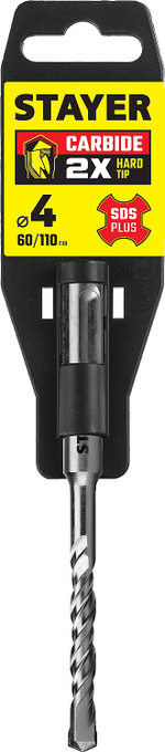 STAYER 4 x 110 мм, SDS-plus бур, Professional (2930-110-04)