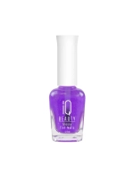 IQ Beauty Лак-тинт с AHA-кислотами для естественного сияния и укрепления Glossy Tint Nails, 12,5 мл Прозрачный лиловый с серебряным мерцанием