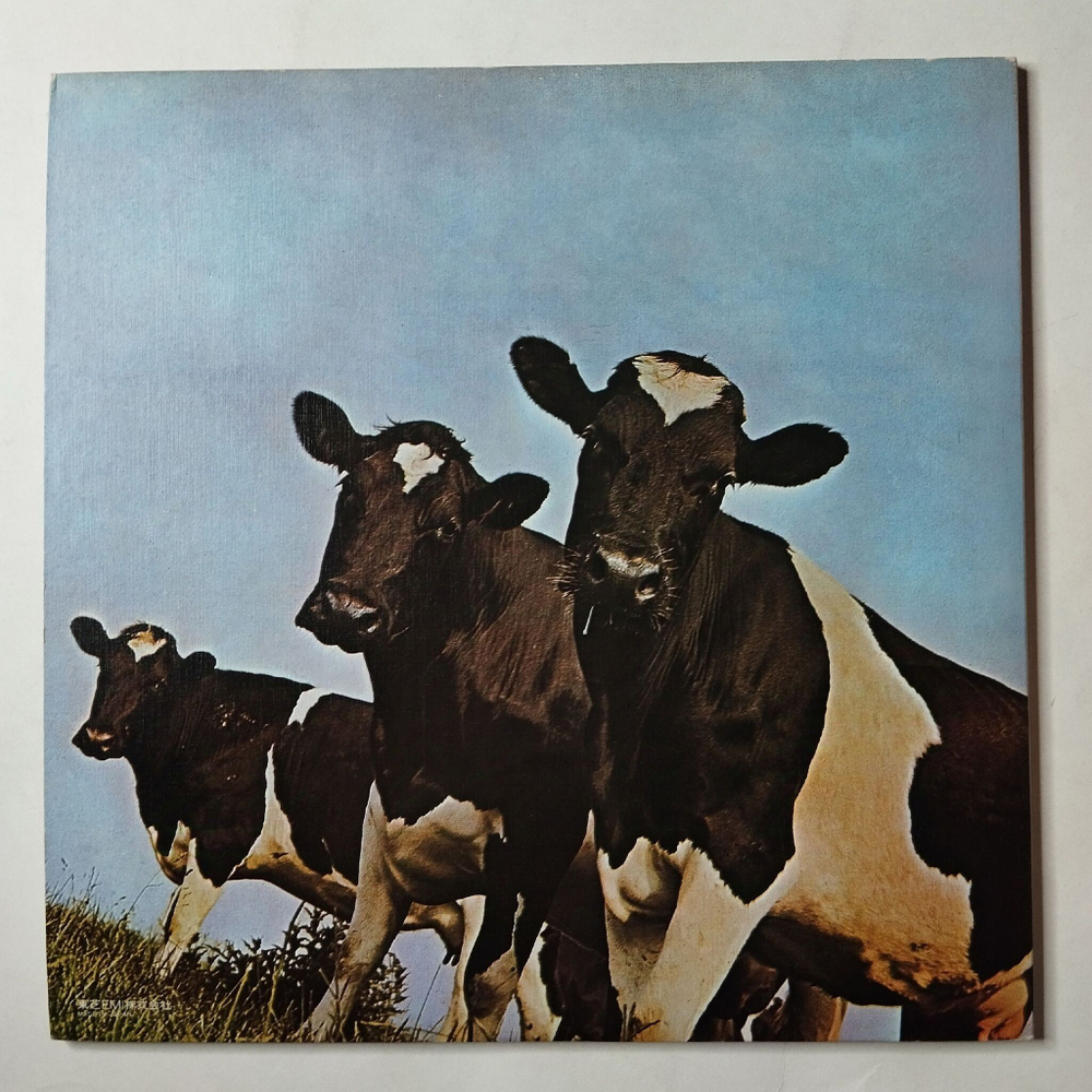 Винтажная виниловая пластинка LP Pink Floyd Atom Heart Mother (Japan 1974) (Obi) Fat Old Sun