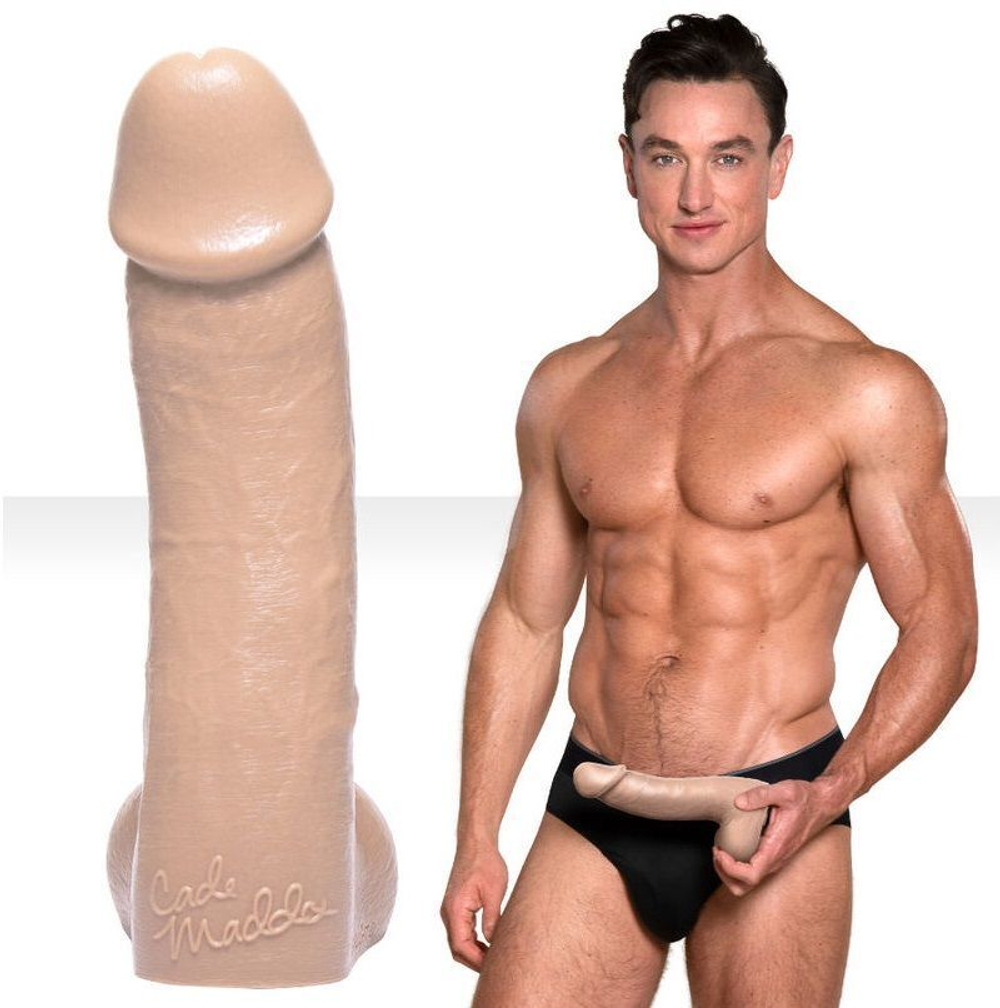 Реалистичный фаллоимитатор Fleshjack Boys - Cade Maddox (Цвет: телесный)