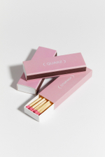 Спички QUARZ розовые