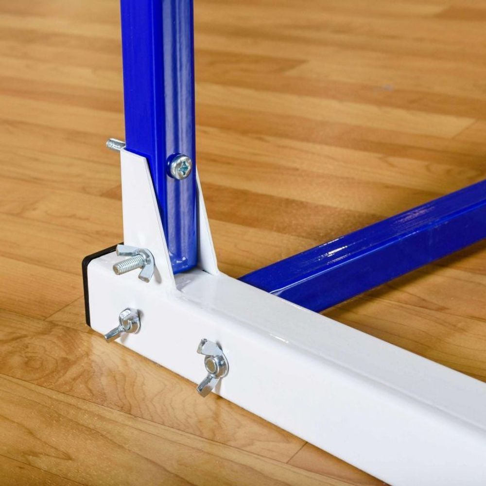 Барьер для легкой атлетики переменной высоты с противовесом (складной)