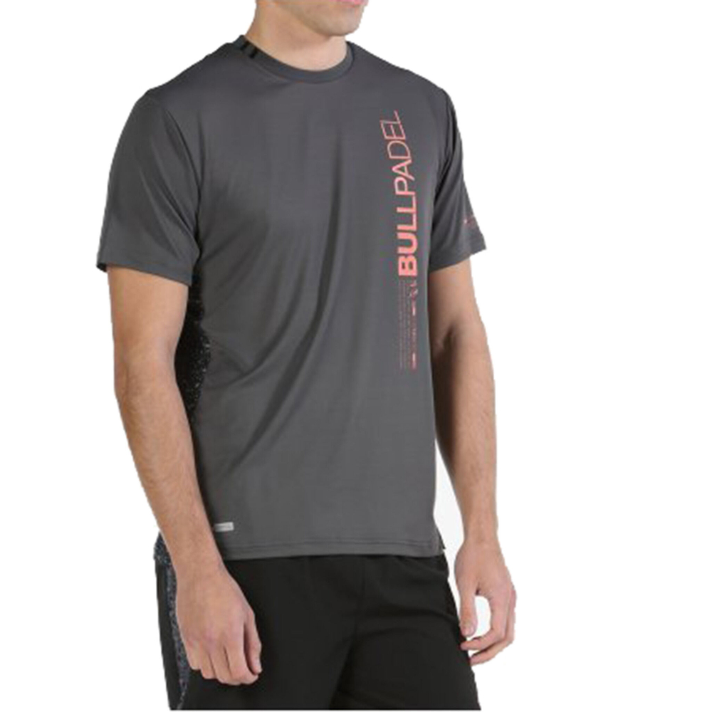 Мужское теннисное поло Bullpadel Mixta T-Shirt Men - Grey