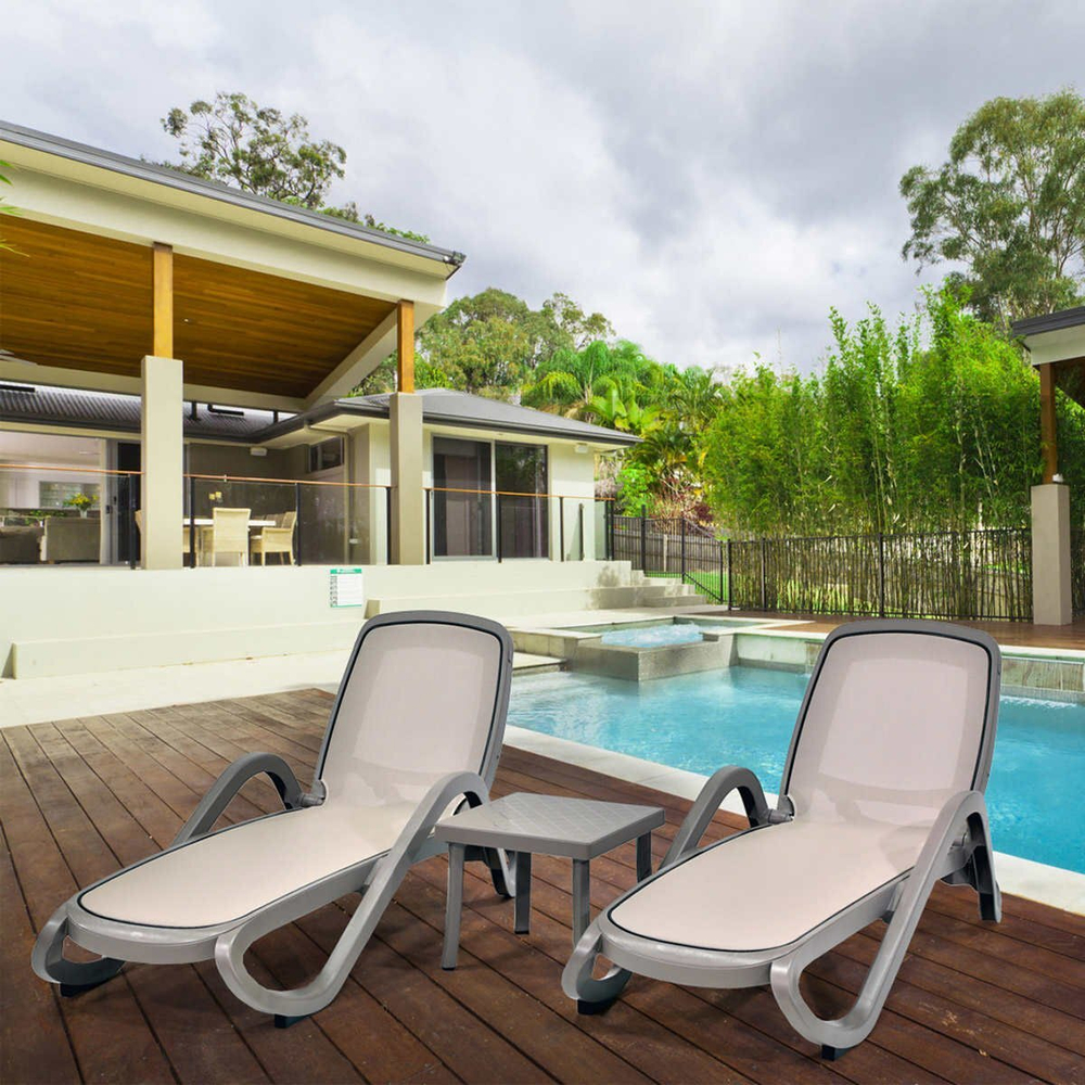 Столик пластиковый для лежака Nardi Rodi, тортора