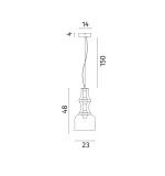 Подвесной светильник Divinare VOLTURN 1243/17 SP-22