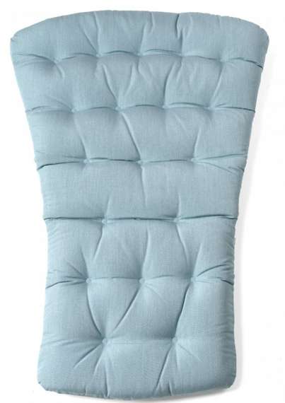 Уличное кресло-качалка Folio тортора с голубой подушкой