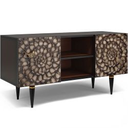 Тумба под ТВ Терра 117см Классик Каштан