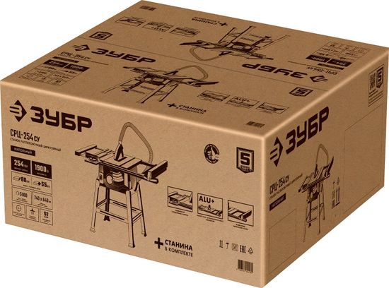 Станок распиловочный настольный "ЗУБР" СРЦ-254су