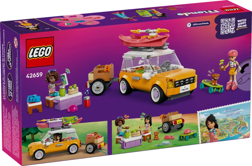 Конструктор LEGO Friends 42659 Автомобиль для путешествий по дороге дружбы