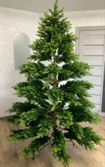 Елка с гирляндой встроенной «Сириус» (Литая хвоя) 180 см / 1,8 м