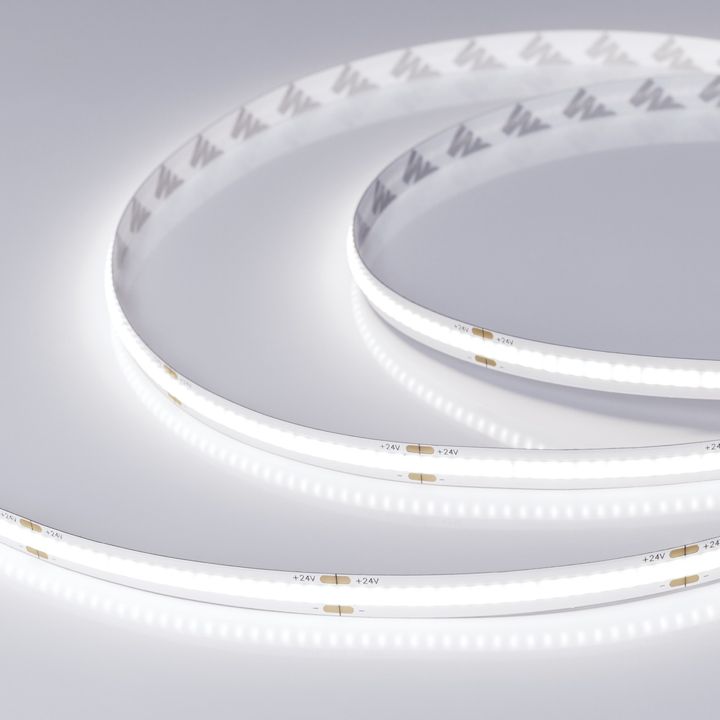 Светодиодная лента COB-X378-8mm 24V White6000 (11 W/m, IP20, 5m) Arlight 031885(3)