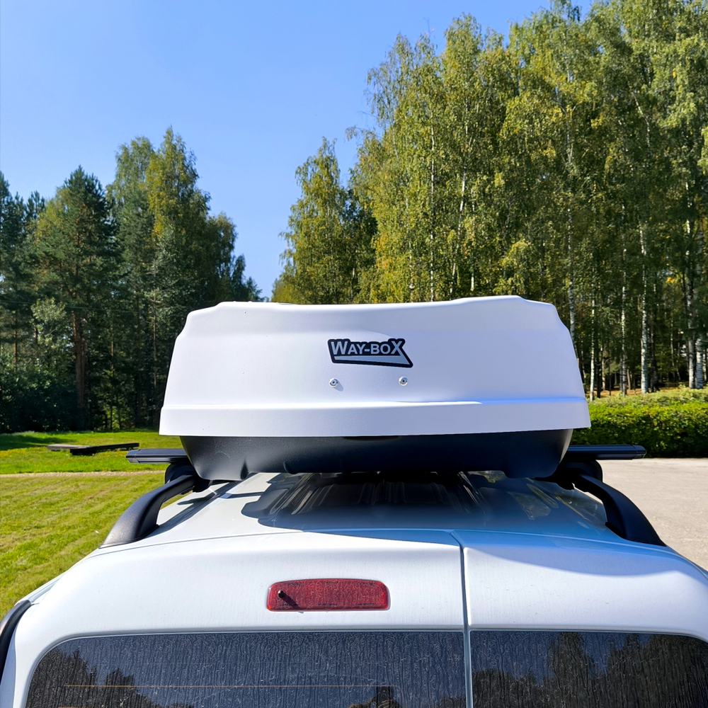 Автобокс Way box Cobra 520 белый. Размер 215*85*40 см.