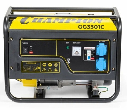 Генератор бензиновый CHAMPION GG3301C