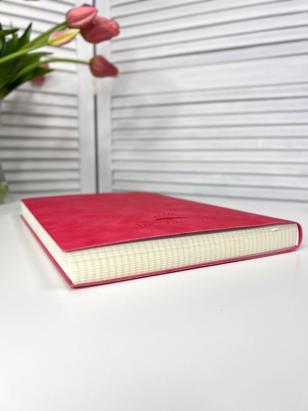 Блокнот А4 200л. (400страниц) в клетку Без рамки Малиновый (К44-522КБР)