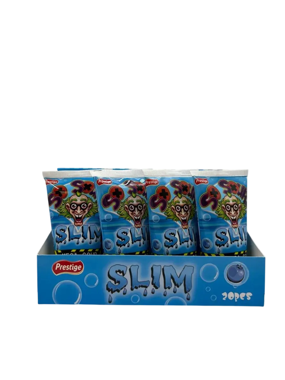 Кислый джем в тюбике со вкусом черники (20шт по 30гр)