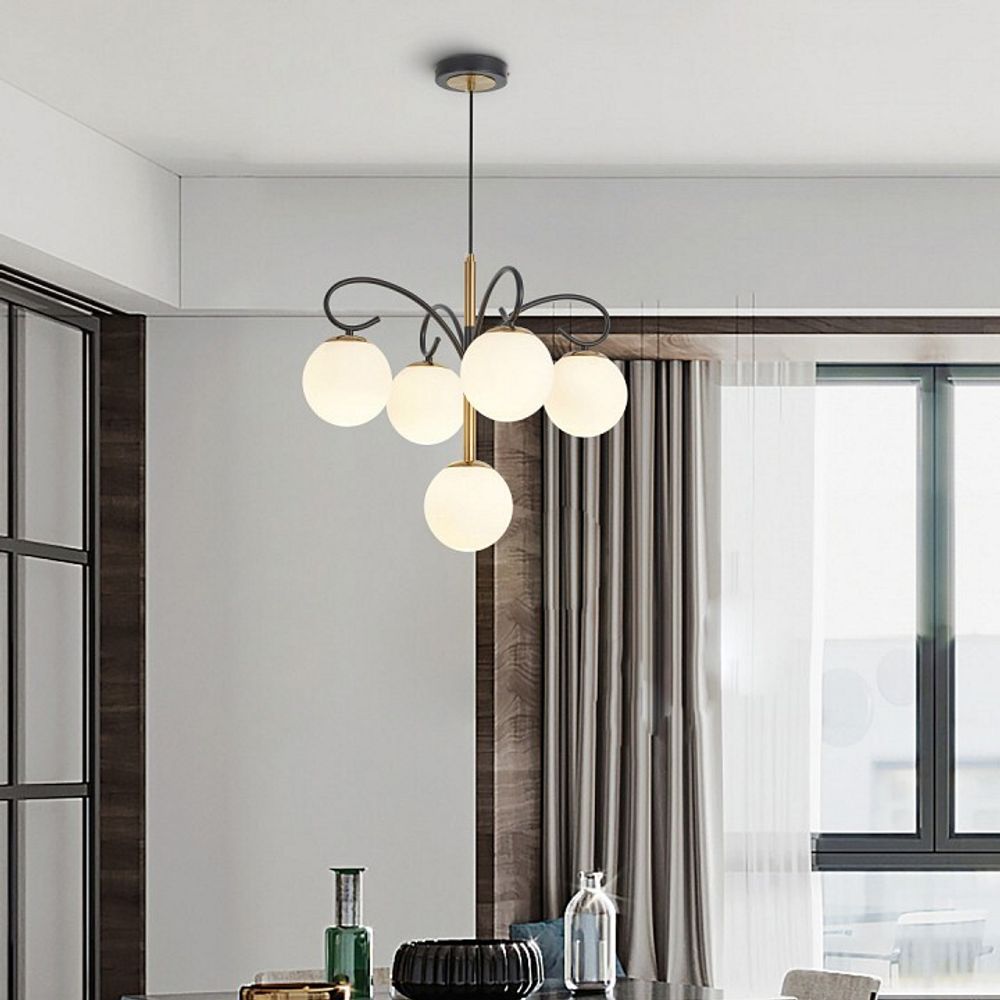 Подвесная люстра Arte Milano Neapolis-73808 273808/4+1 BK/GD