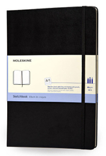 Блокнот для рисования Moleskine CLASSIC SKETCHBOOK ARTQP063 Large 130х210мм 104стр. твердая обложка черный