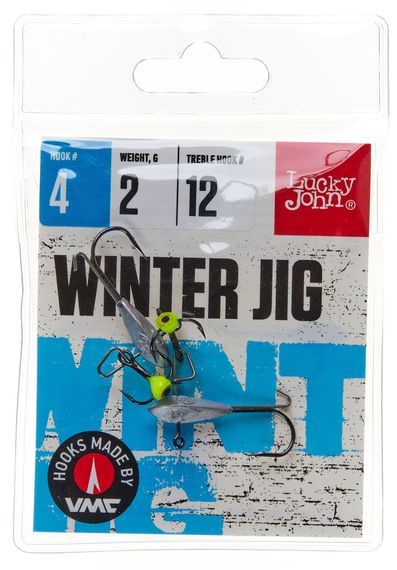 Мормышки свинц. Lucky John WINTER JIG Jig 02,0г кр.04, 2шт