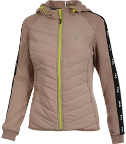 Женская теннисная куртка Fila Coachjacket Frida Women - stucco