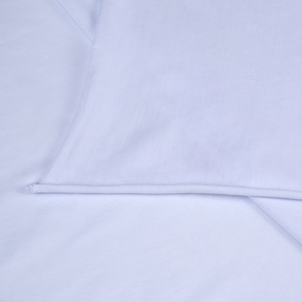 Кулирная гладь, 95% хлопок, 5% ПУ(эластан), 185 гр/м2, белый (0240)