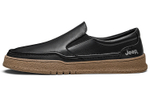 Jeep Casual Leather Shoes Men"s Low top Black