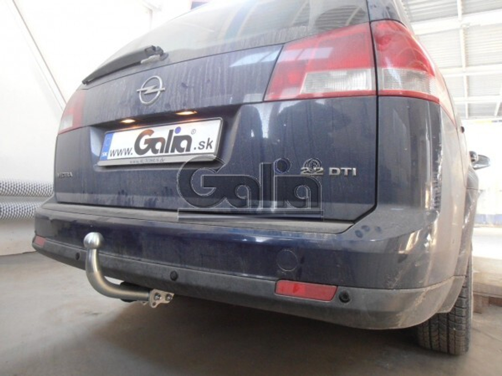 Фаркоп оцинкованный Galia O049A для Opel Vectra C универсал 2002-2008(паспорт и сертификат в комплекте)(без электрики)