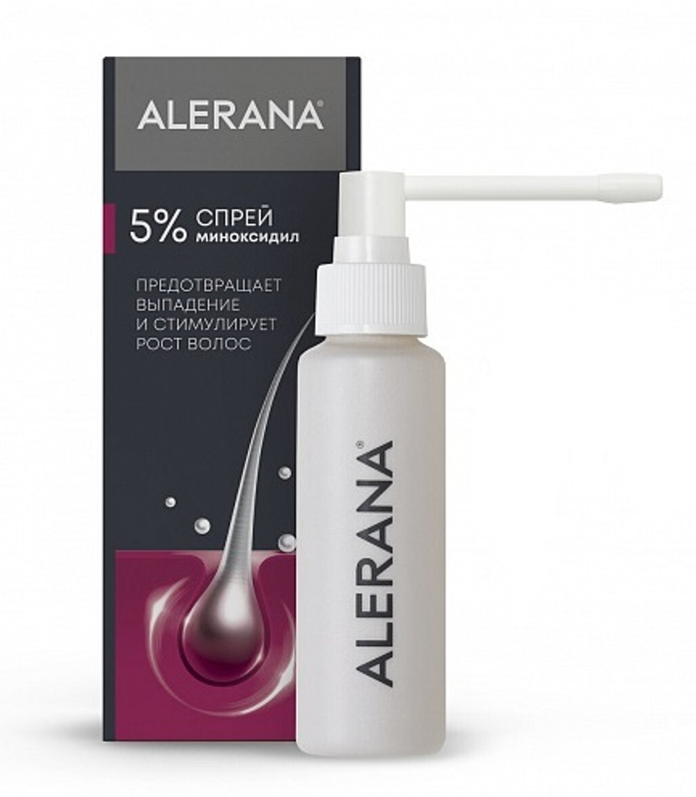 Алерана спрей 5% 60мл.
