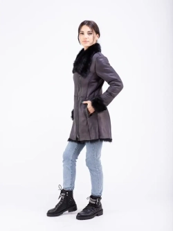 Дубленка натуральная зимняя тоскана Турция