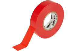 Профессиональная изолента ПВХ KRANZ 0,18х19 мм х 20 м, красная KR-09-2804