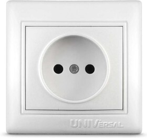 Розетка 1-м СП Севиль 16А IP20 без заземл. белый