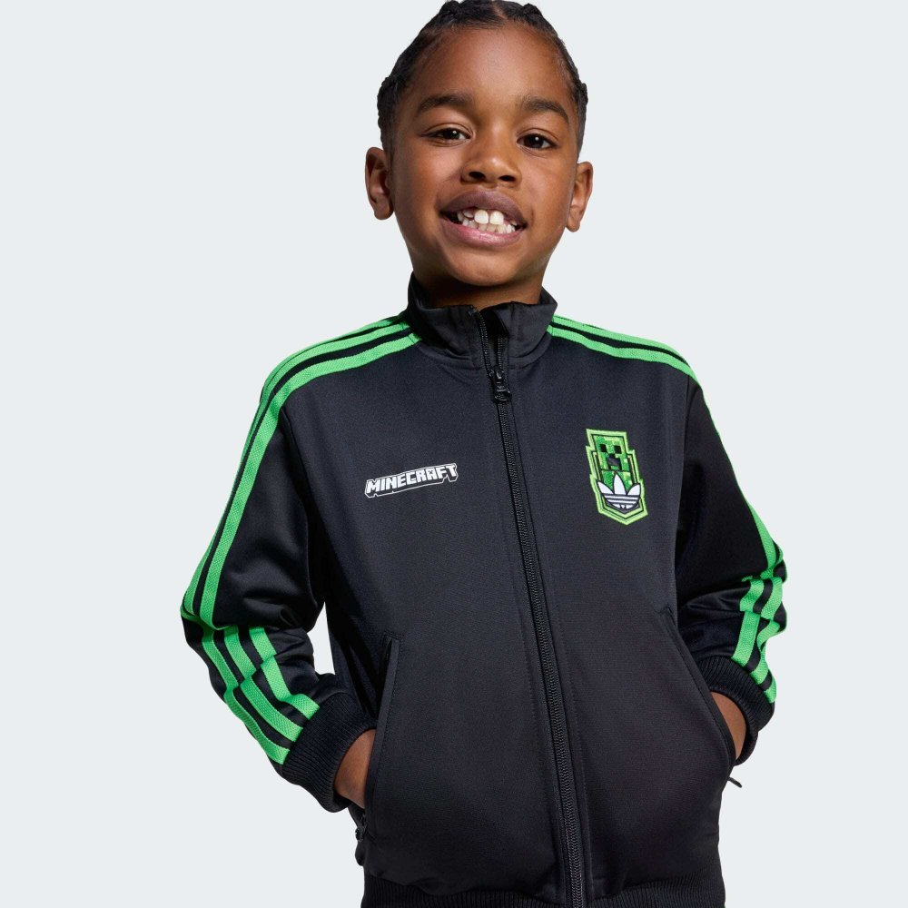 Adidas Спортивный костюм Originals X Minecraft Firebird, черный