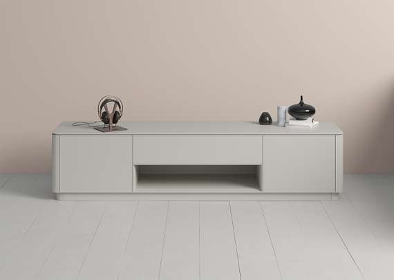 Тумба Tammi под ТВ ширина 200 см (серо-бежевый)