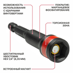 Бита с торцевой головкой магнитная PIT 65х10 мм ASDR06-0010